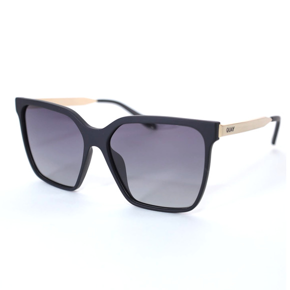 Quay Australia Accessories - Quay Australia LEVEL UP REMIXED Sunglasses - Matte Black/Smoke Polarized - NWT